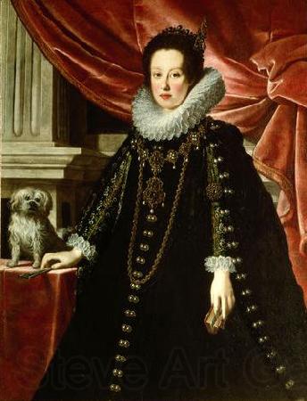 Justus Sustermans Anna of Medici, wife of archduke Ferdinand Charles of Austria